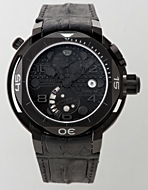 CLERC (クレール) HYDROSCAPH STEEL GMT(ハイドロスカフ・スティール・ジー・エム・ティ)