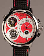 Curtis & Co.(カーティス) Big Time WORLD 57mm 3Time Zone(Red)(ビッグタイムワールド　57ミリ　スリータイムゾーン　レッド)