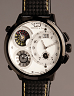 Curtis & Co.(カーティス) Big Time WORLD 57mm 3Time Zone Black Series(White)(ビッグタイムワールド　57ミリ　スリータイムゾーン　ブラックシリーズ（ホワイト）)