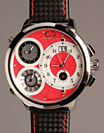 Curtis & Co.(カーティス) Big Time WORLD 57mm 4Time Zone Red(ビッグタイムワールド　57mm　フォータイムゾーン　レッド)