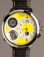 Curtis & Co.(カーティス) Big Time WORLD 57mm 4Time Zone Yellow(ビッグタイムワールド　57mm　フォータイムゾーン　イエロー)