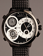 Curtis & Co.(カーティス) Big Time WORLD 57mm 4Time Zone Black Series Black(ビッグタイムワールド　57mm　フォータイムゾーン　ブラックシリーズ　ブラック)