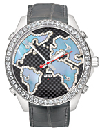 Jacob＆Co.(ジェイコブ) “The World Is Yours”from Five Time Zone Collection(ワールド・イズ・ユアーズ　ダイアモンド・フリンジ)