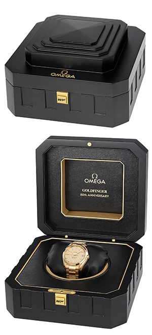 OMEGA(オメガ) シーマスター アクアテラ『007ゴールドフィンガー』50周年記念モデルが 106,000スイスフラン(約1200万円)で落札