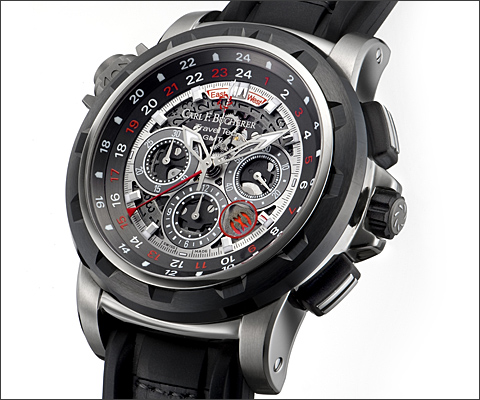 CARL F. BUCHERER(J[F. uw)Patravi TravelTec(pgr gxebN 4X) 