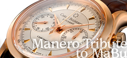 CARL F. BUCHERER(J[F. uw)Manero Tribute to MaBu(}l }uEgr[g)