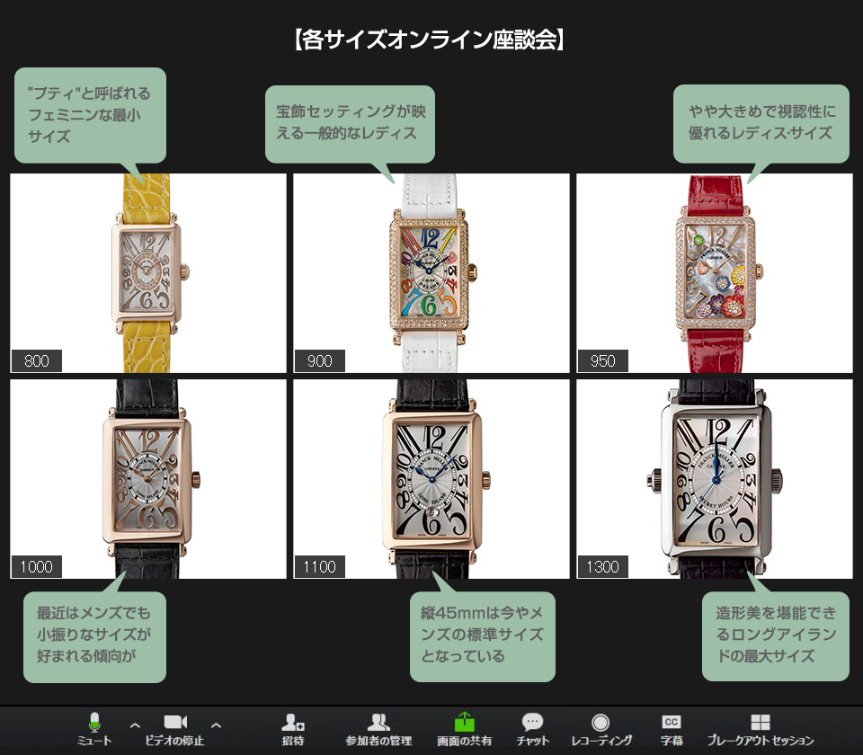 FRANCK MULLER フランク ミュラーの名作コレクション誕生20周年 ロング