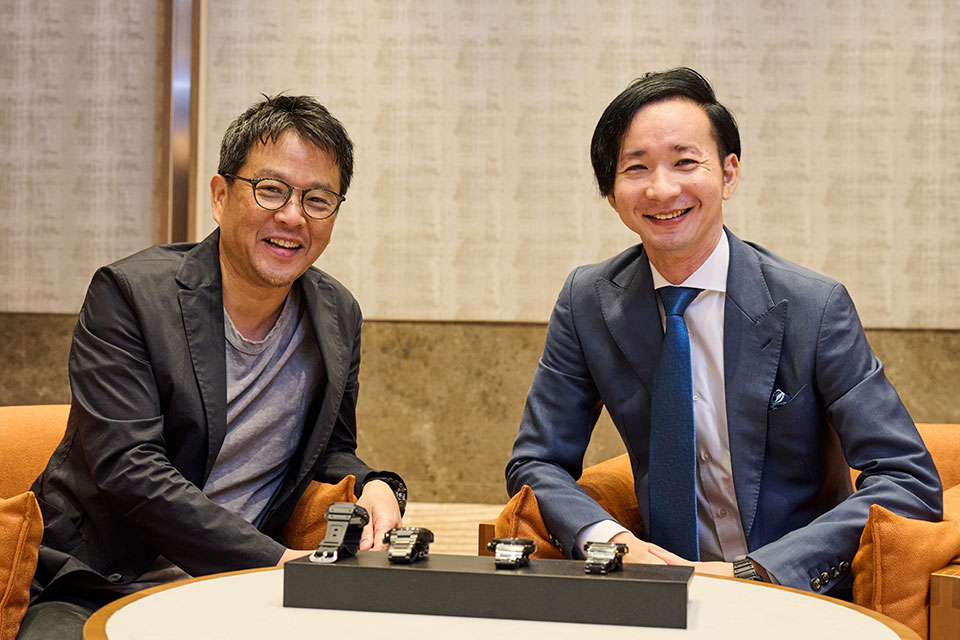 写真左：株式会社プリべ石川　代表取締役 / 内田和隆氏、写真右：有限会社アイアイイスズ 代表取締役 / 飯間 賢治氏