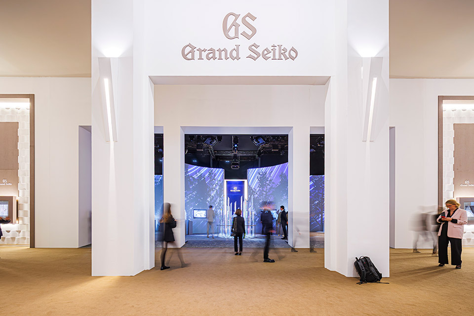 Watches and Wonders Geneva 2025でのグランドセイコーのブース入口