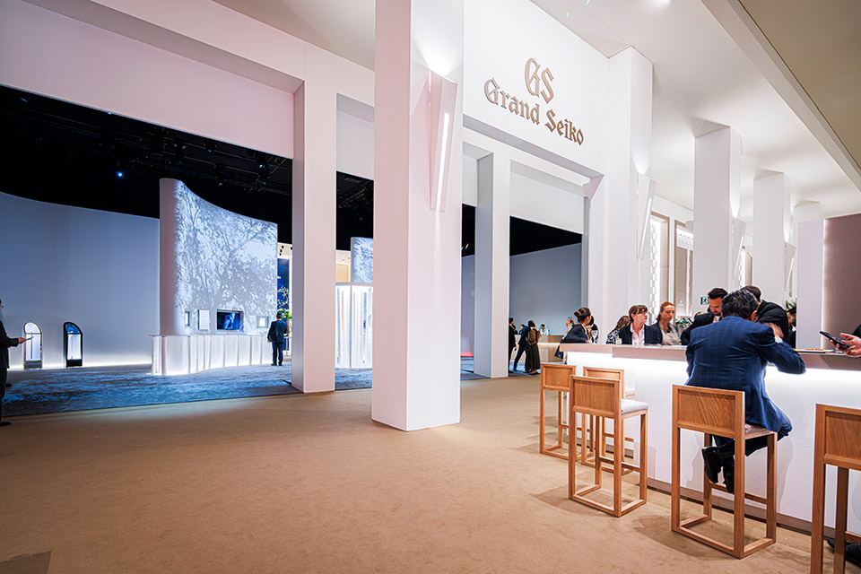 Watches and Wonders Geneva 2025でのグランドセイコーのブース