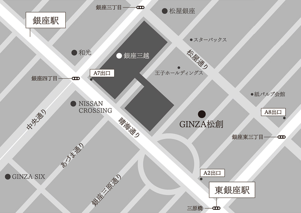 GINZA松創MAP