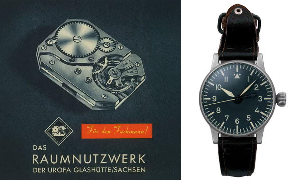 グラスヒュッテの腕時計