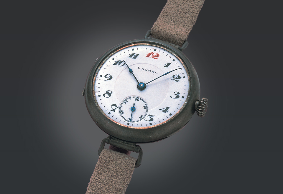 1913年に誕生した国産初となる腕時計「ローレル」