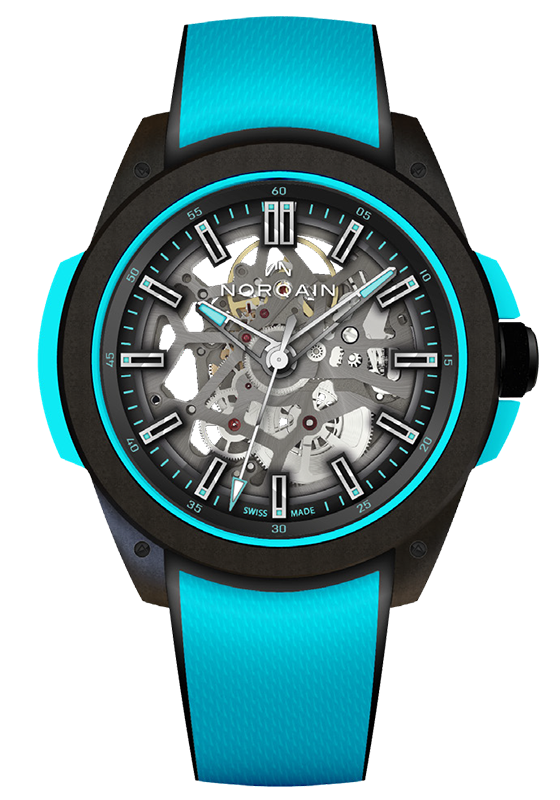 ノルケイン インディペンデンス ワイルドワン スケルトン 42mm ターコイズ