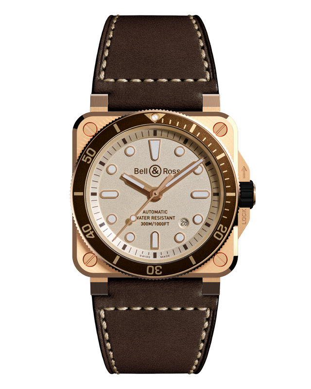 ベル＆ロス　BR 03-92 DIVER WHITE BRONZE　BR0392-D-WH-BR/SCA