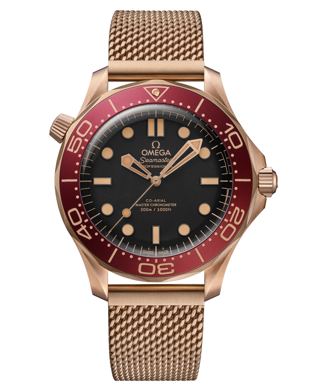 オメガ　シーマスター ダイバー300M ブロンズゴールド＆バーガンディ　210.90.42.20.01.003