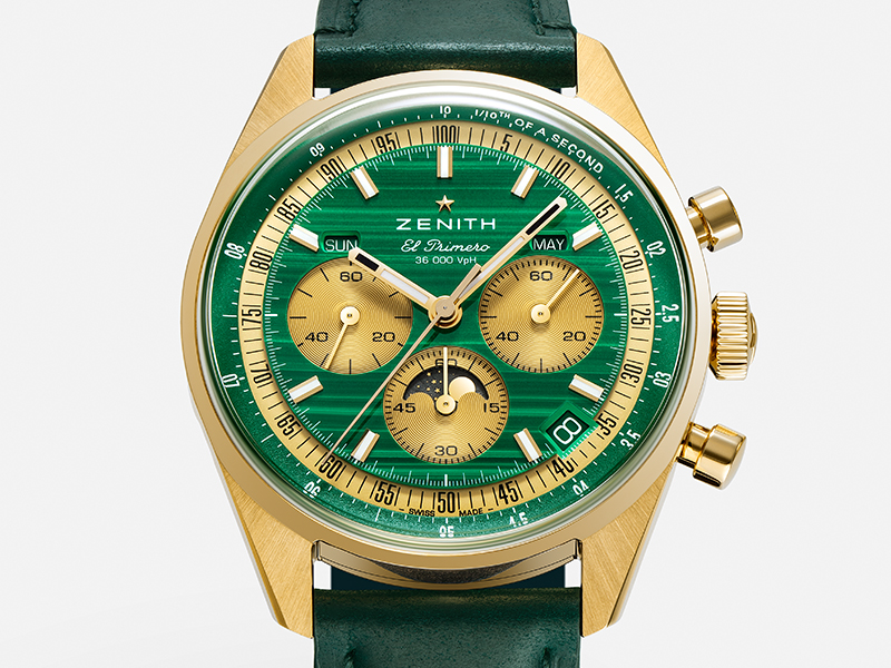 クロノマスター オリジナル トリプルカレンダー マラカイト