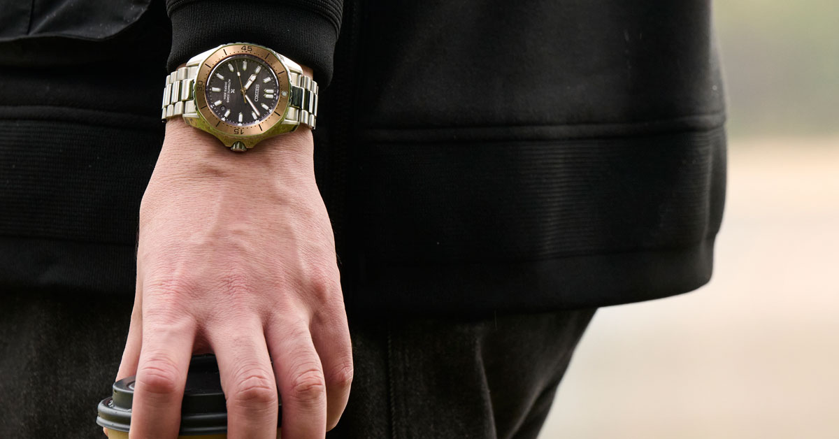 新電池 CITIZEN A976 幅広く 1996年製 