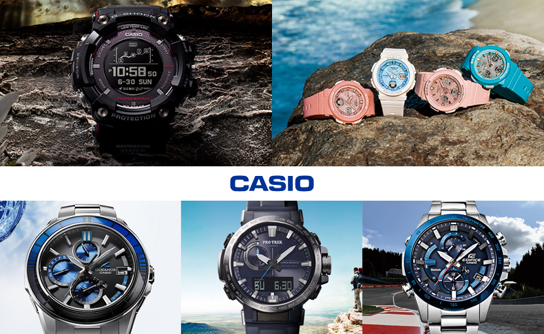カシオ(CASIO) ブランド腕時計の正規販売店紹介サイトGressive/グレッシブ