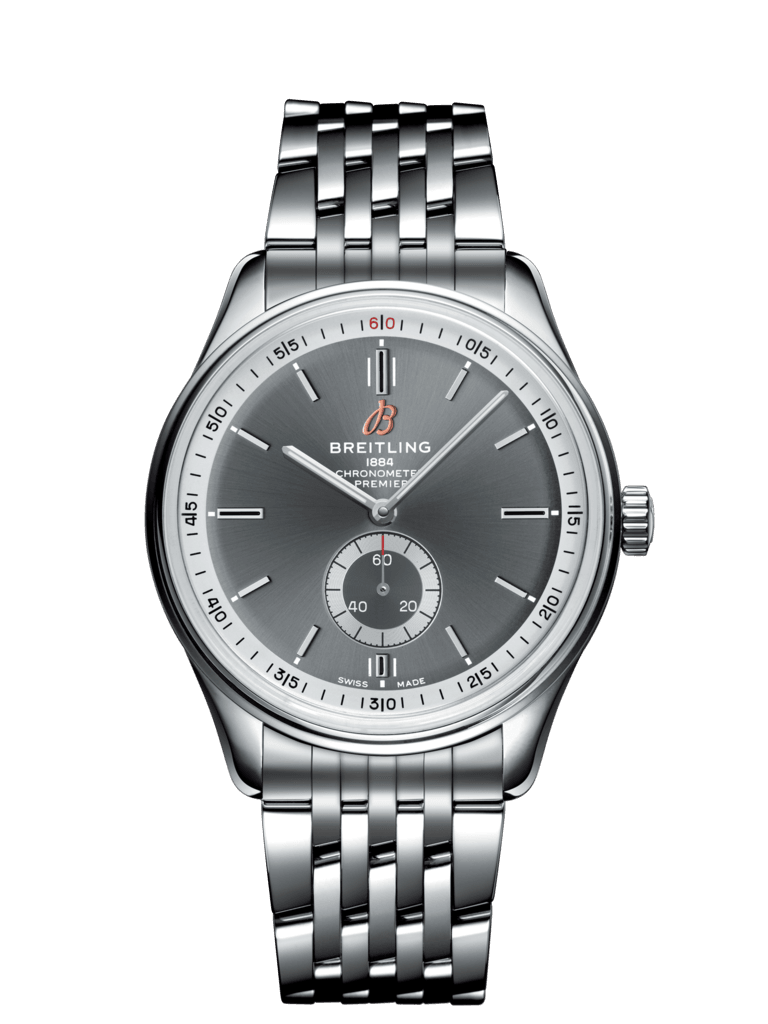 型番:A377B-1NP<br />
ケース径:40mm<br />
防水機能:100m<br />
ムーブメント:自動巻き<br />
<br />
<br />
価格:550,000円(税込み)<br />
<br />
<br />
スタッフの一言:<br />
<br />
シンプル目なスモールセコンド付きのデザインに、渋めなグレー ダイヤルが落ち着きを見せるモデルです。