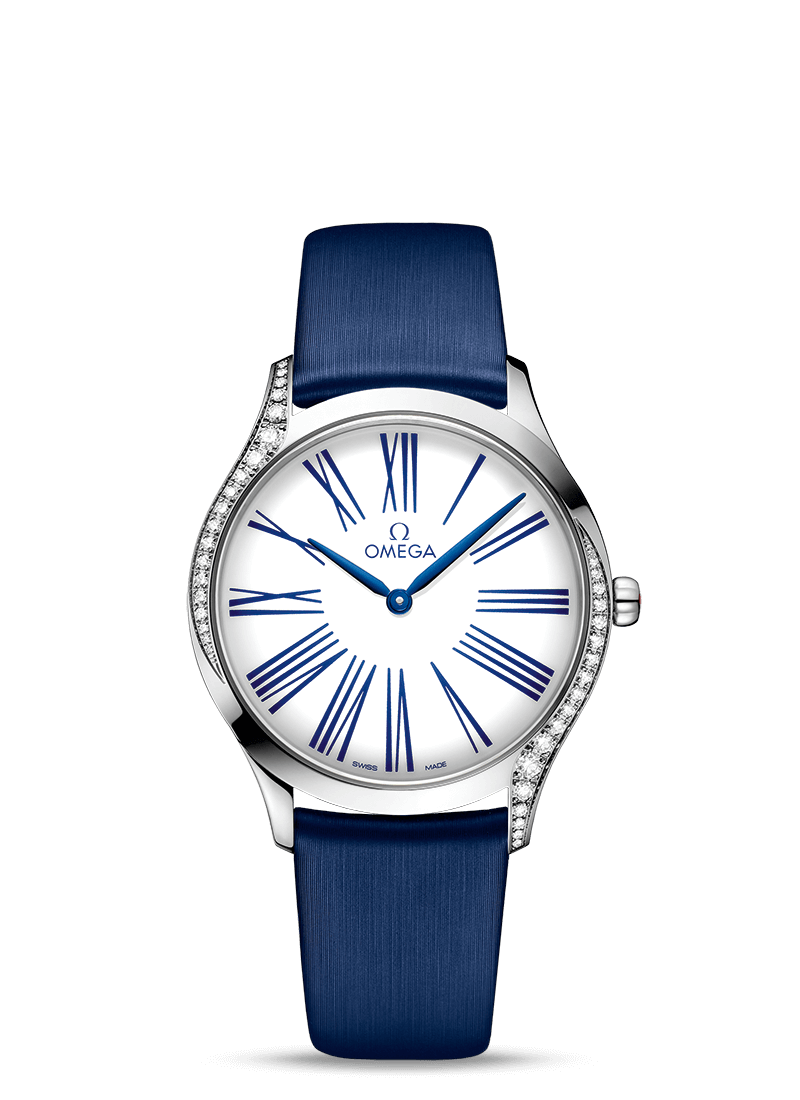 型番:428.17.36.60.04.001<br />
ケース径:36mm<br />
防水機能:3気圧<br />
ムーブメント:クォーツ<br />
<br />
<br />
価格:759,000円(税込)<br />
<br />
<br />
スタッフの一言:<br />
<br />
ホワイト文字盤にストラップと同じカラーのブルーを採用した涼しげな印象のあるモデルです。<br />
<br />
お問い合わせは http://kobayashi-tokeiten.com/inquiryform/