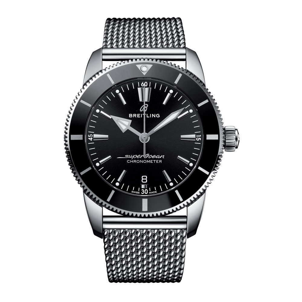 型番:AB2030121B1A1<br />
ケース径:44mm<br />
防水機能:200m<br />
ムーブメント:自動巻き<br />
<br />
<br />
価格:759,000円(税込)<br />
<br />
<br />
スタッフの一言:<br />
<br />
1950年代のスーパーオーシャンの外観を現代風にアレンジし、最新の技術で作り上げたモデル。<br />
<br />
クラシカルな印象を受けるブレスレットは、繊細かつタフな作りで、レザーストラップ仕様でもカッコいい1本です<br />
<br />
ビンテージアイテムが好きな方におススメしたい1本です<br />
<br />
<br />
お問い合わせやご予約などは、こちらから↓<br />
https://kobayashi-tokeiten.com/inquiryform/<br />
「グレッシブを見た」と型番などの記載もお願いします<br />
グレッシブ担当までご連絡いただけると、よりスムーズな対応をさせていただきます<br />