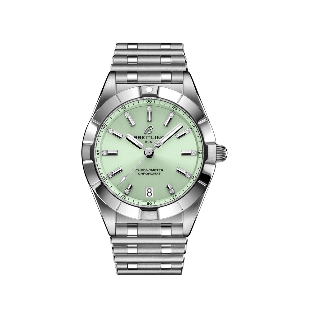 型番:A77310101L1A1<br />
ケース径:32mm<br />
防水機能:100m<br />
ムーブメント:クォーツ<br />
<br />
<br />
価格:616,000円(税込)<br />
<br />
<br />
スタッフの一言:<br />
<br />
爽やかな印象のライトグリーンの文字盤を使用した、エレガントさを感じることが出来るレディースモデル<br />
<br />
さり気なくインデックスに取り付けられたダイヤに上品さを感じてもらえます<br />
<br />
ラフなスタイルのファッションが好きな方におススメしたい1本です<br />
<br />
<br />
お問い合わせやご予約などは、こちらから↓<br />
https://kobayashi-tokeiten.com/inquiryform/<br />
「グレッシブを見た」と型番などの記載もお願いします<br />
グレッシブ担当までご連絡いただけると、よりスムーズな対応をさせていただきます<br />