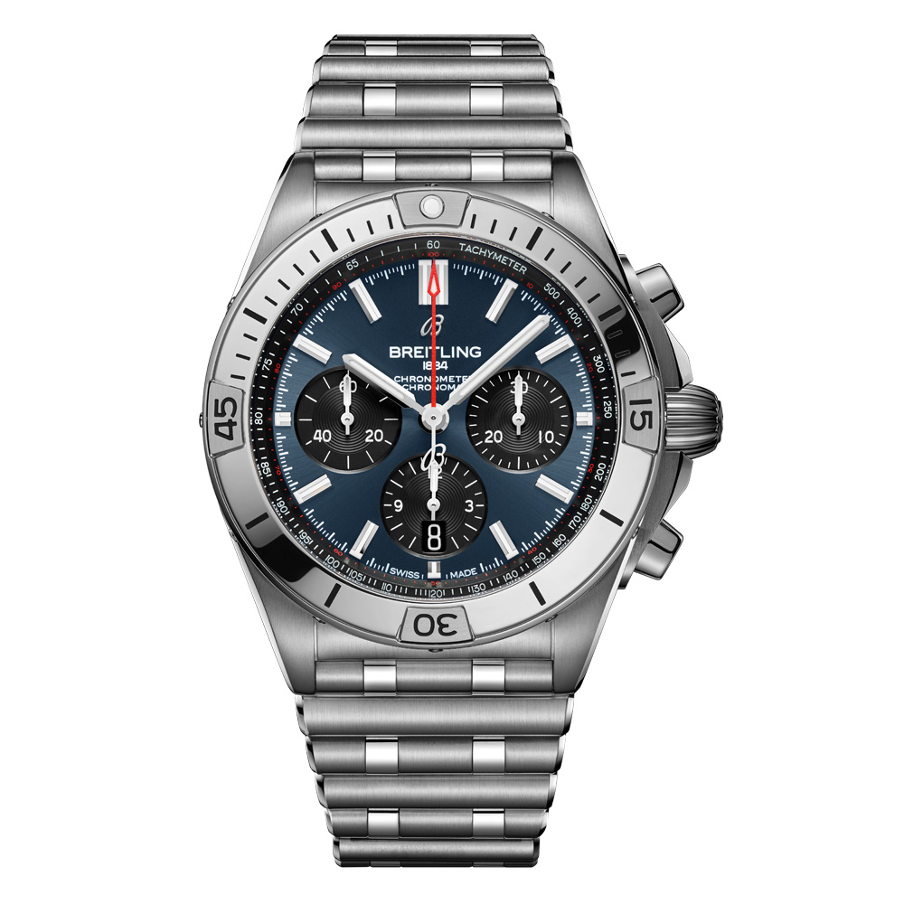 型番:AB0134101C1A1<br />
ケース径:42mm<br />
防水機能:200m<br />
ムーブメント:自動巻き<br />
<br />
<br />
価格:1,254,000円(税込)<br />
<br />
<br />
スタッフの一言:<br />
<br />
あらゆる場面で着用できるよう設計された自社ムーブ搭載のクロノグラフモデル<br />
<br />
ブルーというカラーリングにはクールな印象があります<br />
<br />
ブルー×ブラックの組み合わせが好きな方におススメしたい1本です<br />
<br />
<br />
お問い合わせやご予約などは、こちらから↓<br />
https://kobayashi-tokeiten.com/inquiryform/<br />
「グレッシブを見た」と型番などの記載もお願いします<br />
グレッシブ担当までご連絡いただけると、よりスムーズな対応をさせていただきます