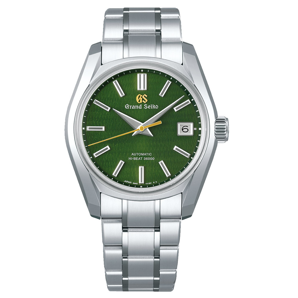 型番:SBGH351<br />
ケース径:40mm<br />
防水機能:10気圧<br />
ムーブメント:自動巻き<br />
<br />
<br />
価格:990,000円(税込)<br />
<br />
<br />
スタッフの一言:<br />
<br />
春が過ぎ去り、太陽の日差しが爽やかな初夏の頃の爽やかな風「薫風」を表現したモデル<br />
<br />
青々とした草原をモチーフにしたグリーンが印象的な時計となっています<br />
<br />
ブラックやブルーと違うオシャレを楽しみたい方におススメしたい1本です<br />
<br />
<br />
お問い合わせやご予約などは、こちらから↓<br />
https://kobayashi-tokeiten.com/inquiryform/<br />
「グレッシブを見た」と型番などの記載もお願いします<br />
グレッシブ担当までご連絡いただけると、よりスムーズな対応をさせていただきます