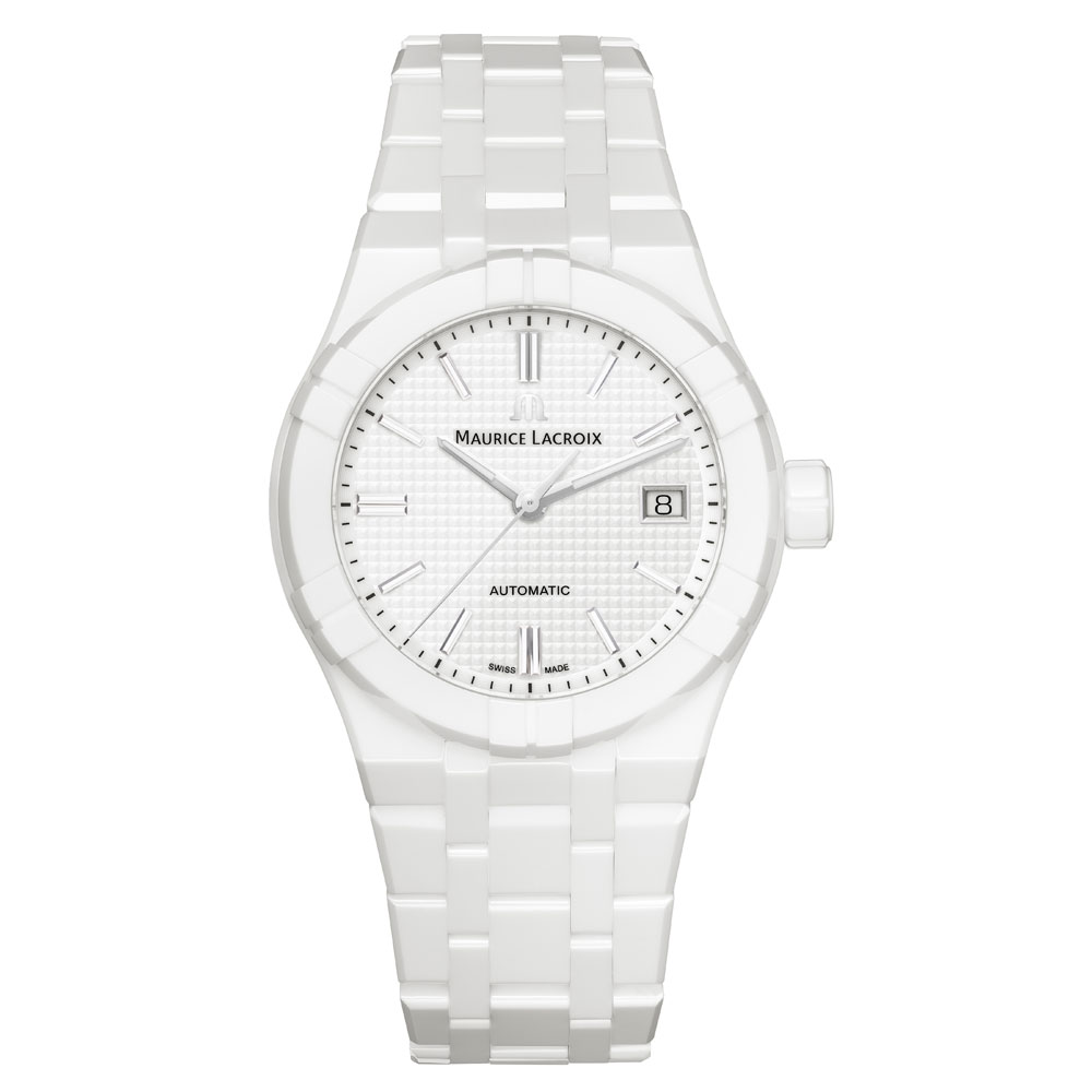 型番:AI6007-CRM72-130-7<br />
ケース径:39mm<br />
防水機能:20気圧<br />
ムーブメント:自動巻き<br />
<br />
<br />
価格:525,800円(税込)<br />
<br />
<br />
スタッフの一言:<br />
<br />
非常に洗練された外観を持ちながら、大衆にも所有しやすいセラミック製モデル<br />
<br />
セラミックならではの独特な風合いのオールホワイトは洗練された雰囲気を持っています<br />
<br />
清潔感のあるラグスポモデルをお探しの方におススメしたい1本です<br />
<br />
<br />
お問い合わせやご予約などは、こちらをクリックしてください↓<br />
https://kobayashi-tokeiten.com/inquiryform/<br />
「グレッシブを見た」と型番などの記載もお願いします<br />
グレッシブ担当までご連絡いただけると、よりスムーズな対応をさせていただきます