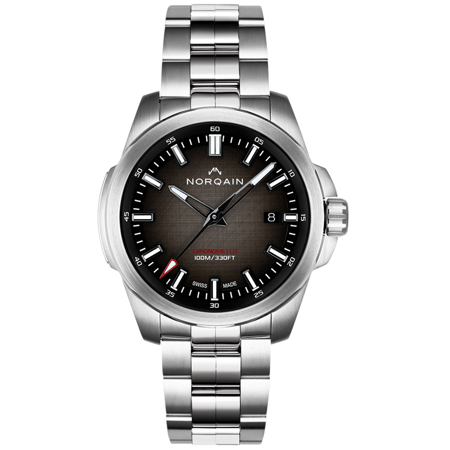 型番:N3008S03A/NS301/150SI<br />
ケース径:40mm<br />
防水機能:100m<br />
ムーブメント:自動巻き<br />
<br />
<br />
価格:495,000円(税込)<br />
<br />
<br />
スタッフの一言:<br />
<br />
エッジの利いたシャープなデザインにブラウンのグラデーション文字盤がスタイリッシュな印象があるモデル。<br />
<br />
ゴツめなデザインはカッコよく、スポーティーな服装にはピッタリで、カッコよく決めたい方におススメです。<br />
<br />
お問い合わせやご予約などは、こちらから↓<br />
https://kobayashi-tokeiten.com/inquiryform/<br />
「グレッシブを見た」と型番などの記載もお願いします<br />