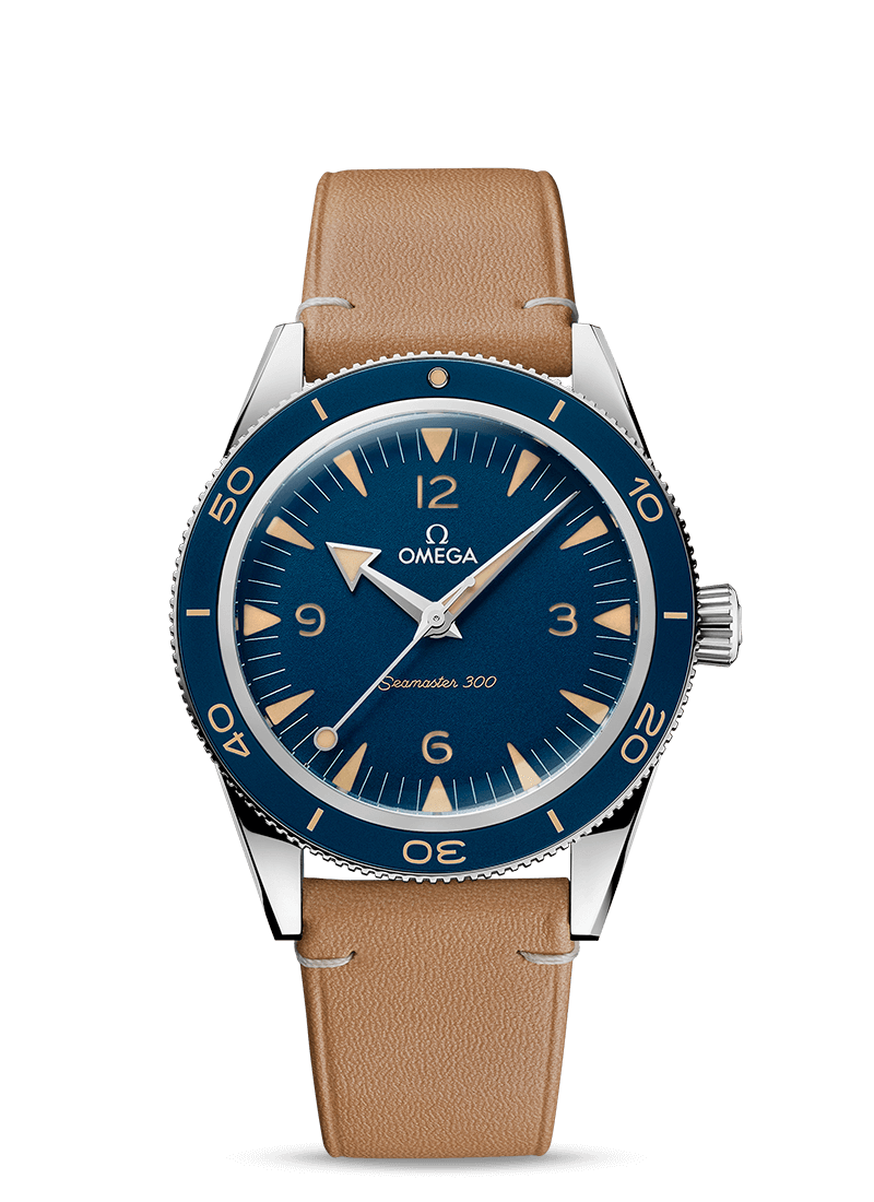 型番:234.32.41.21.03.001<br />
ケース径:41mm<br />
防水機能:300m<br />
ムーブメント:自動巻き<br />
<br />
<br />
価格:1,034,000円(税込)<br />
<br />
<br />
スタッフの一言:<br />
<br />
1957年に生まれた「シーマスター300」を現代風にアレンジしたモデル<br />
<br />
マットなブルーの文字盤と明るめなレザーストラップからは色あせた感じがするモデル<br />
<br />
ブルーとブラウンのレトロなカラーリングが好きな方におススメしたい1本です<br />
<br />
<br />
お問い合わせやご予約などは、こちらをクリックしてください↓<br />
https://kobayashi-tokeiten.com/inquiryform/<br />
「グレッシブを見た」と型番などの記載もお願いします<br />
グレッシブ担当までご連絡いただけると、よりスムーズな対応をさせていただきます<br />