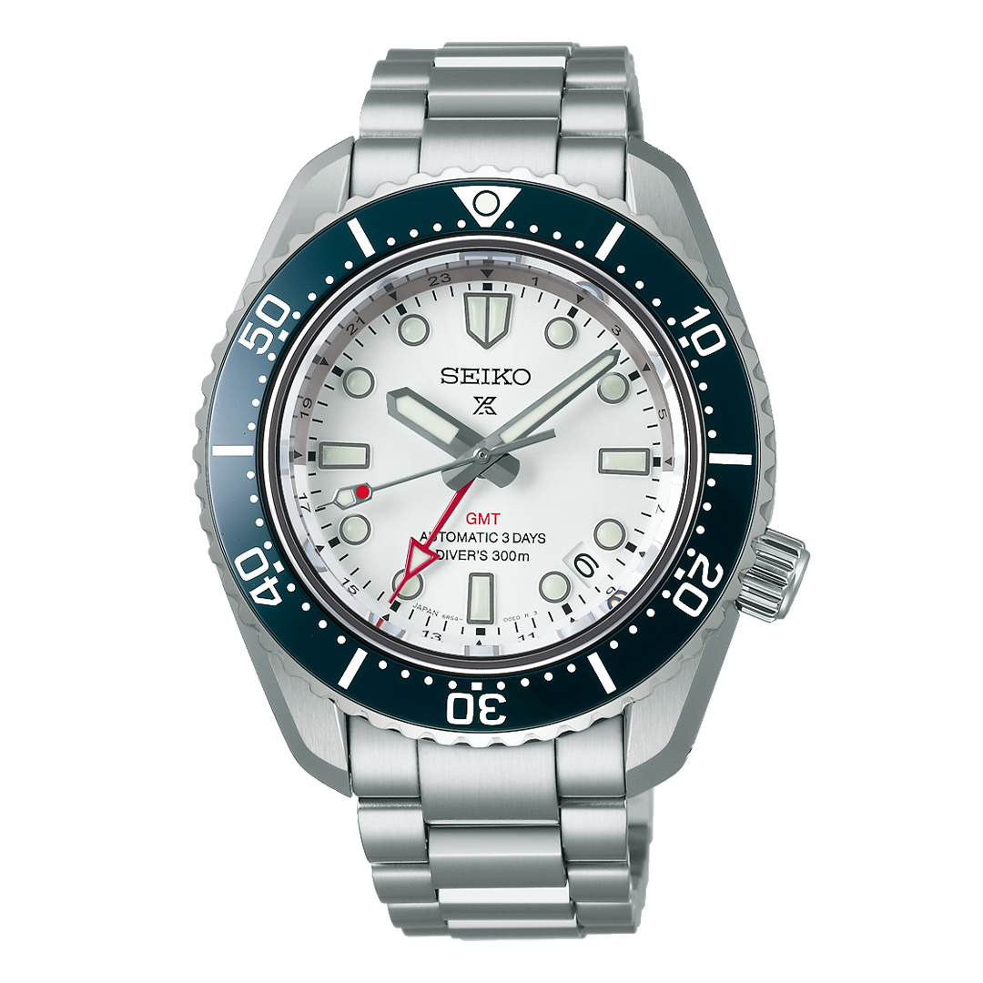 型番:ダイバーズ 1968 ヘリテージ GMT<br />
ケース径:42mm<br />
防水機能:300m空気潜水用防水<br />
ムーブメント:自動巻き<br />
<br />
<br />
価格:247,500円(税込)<br />
<br />
<br />
スタッフの一言:<br />
<br />
<br />
マリンスポーツのあるライフスタイルをイメージした爽やかなデザインのモデル<br />
<br />
真っ白な文字盤と赤いGMT針&ネイビーのベゼルのアクセントがカッコいい時計となってます<br />
<br />
視認性の高いダイバーズウォッチが好きな方におススメしたい1本です<br />
<br />
<br />
お問い合わせやご予約などは、こちらをクリックしてください↓<br />
https://kobayashi-tokeiten.com/inquiryform/<br />
「グレッシブを見た」と型番などの記載もお願いします<br />
グレッシブ担当までご連絡いただけると、よりスムーズな対応をさせていただきます