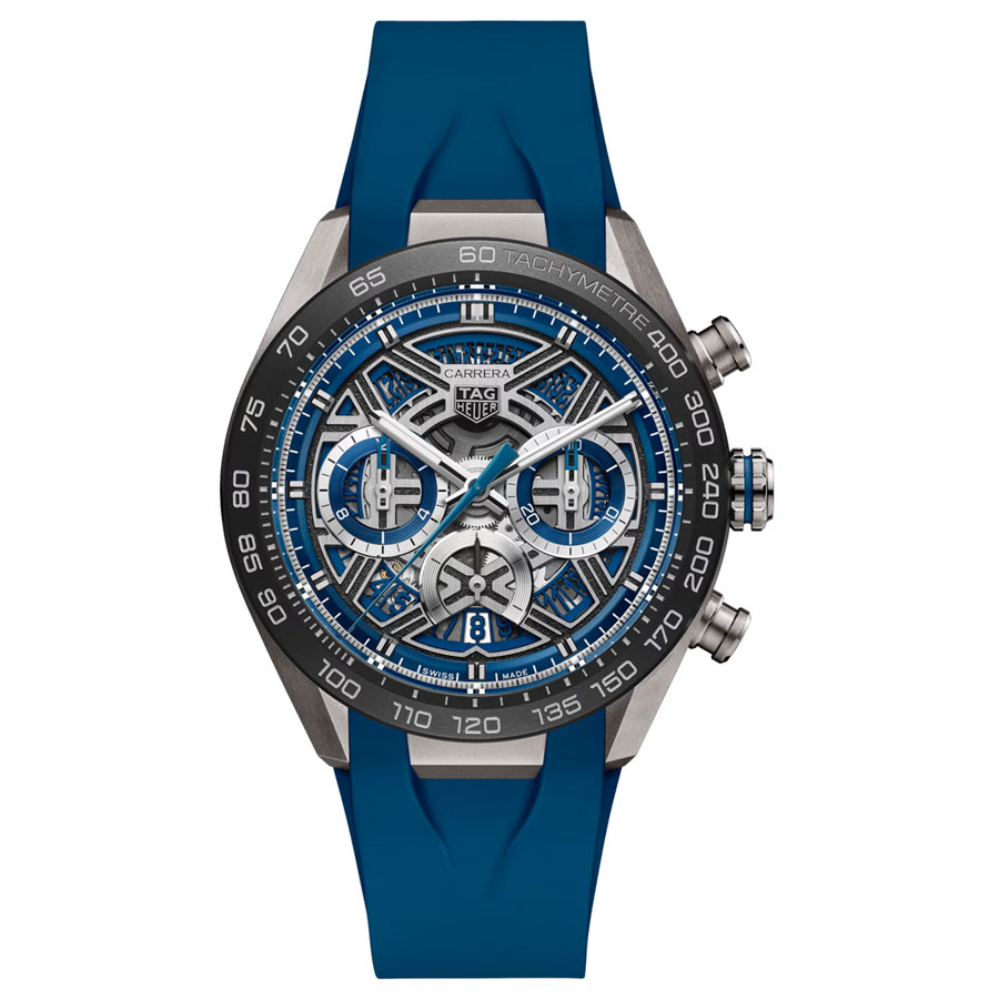 型番:CBU2081.FT6274<br />
ケース径:44mm<br />
防水機能:100m<br />
ムーブメント:自動巻き<br />
<br />
<br />
価格:1,166,000円(税込)<br />
<br />
<br />
スタッフの一言:<br />
<br />
80時間のパワーリザーブを備えた自社ムーブメント搭載の、チタンケース製カレラクロノグラフ<br />
<br />
手の込んだスケルトン文字盤はこれまでのカレラ以上に上質になったカッコよさを持っています<br />
<br />
スケルトンにブルーのカラーリングと男性心を掴むデザインは魅力的です<br />
<br />
<br />
お問い合わせやご予約などは、こちらから↓<br />
https://kobayashi-tokeiten.com/inquiryform/<br />
「グレッシブを見た」と型番などの記載もお願いします<br />
グレッシブ担当までご連絡いただけると、よりスムーズな対応をさせていただきます