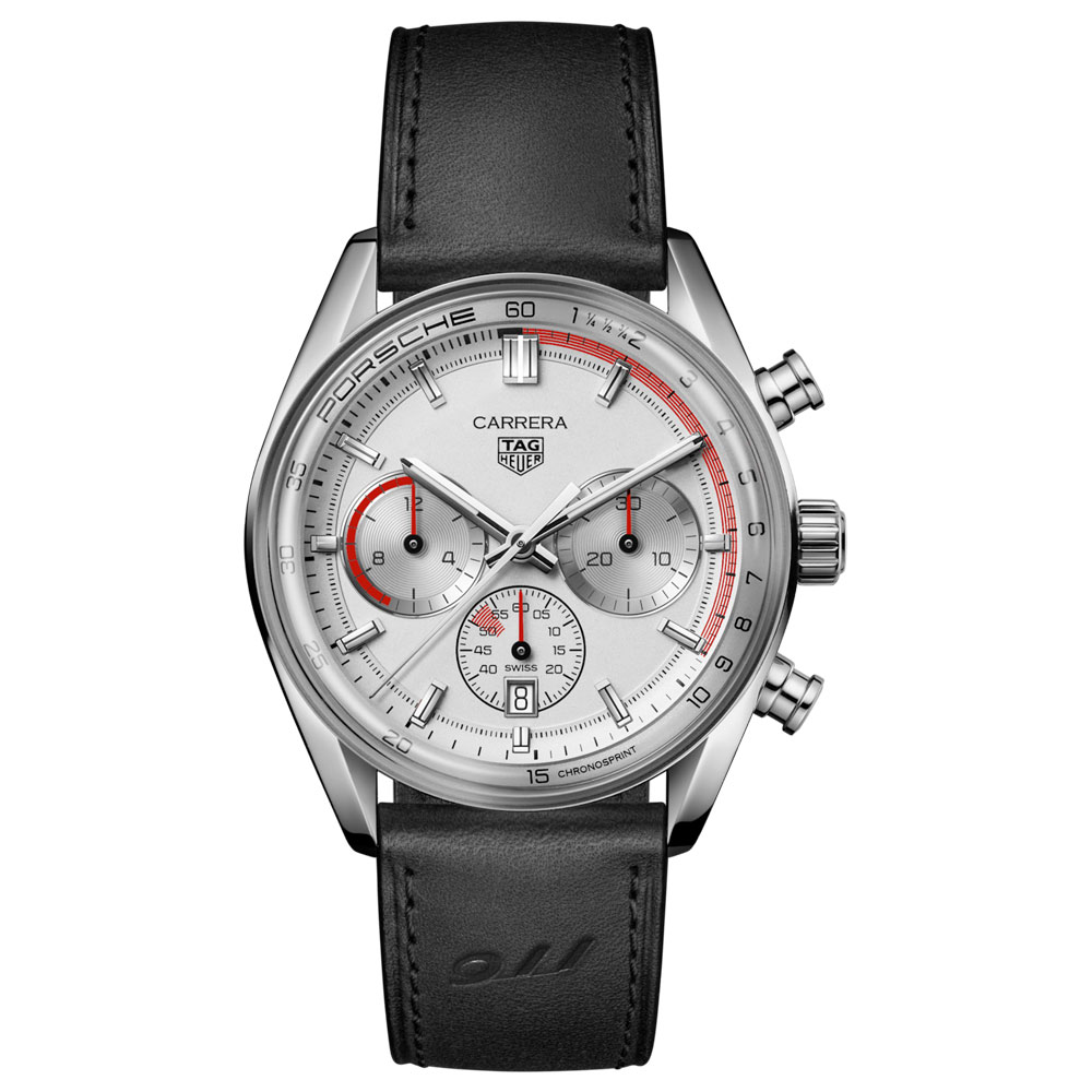 型番：CBS2011.FC6529<br />
ケース径：42ｍｍ<br />
防水機能：100ｍ<br />
ムーブメント：自動巻き<br />
<br />
<br />
価格：1,331,000円（税込）<br />
<br />
<br />
スタッフの一言：<br />
<br />
カレラとポルシェ911の誕生60周年を記念して生まれた特別仕様のモデル<br />
<br />
1970年代のポルシェのダッシュボードに着想を得たデザインをしています<br />
<br />
クロノグラフと車が好きな方におススメしたい1本です<br />
<br />
<br />
お問い合わせやご予約などは、こちらから↓<br />
https://kobayashi-tokeiten.com/inquiryform/<br />
「グレッシブを見た」と型番などの記載もお願いします<br />
グレッシブ担当までご連絡いただけると、よりスムーズな対応をさせていただきます