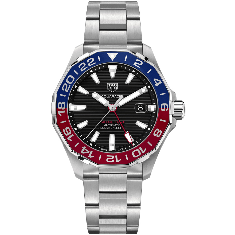 型番:WAY201F.BA0927<br />
ケース径:43mm<br />
防水機能:300m<br />
ムーブメント:自動巻き<br />
<br />
価格:528,000円(税込)<br />
<br />
<br />
スタッフの一言:<br />
<br />
スポーティーさとカジュアルさを楽しむことが出来るGMT機能付きの防水性の高いダイバーモデル<br />
<br />
GMTウォッチならではのレッド&ブルーのカラーをしたベゼルが人気です<br />
<br />
防水性の高いGMT機能付き時計をお探しの方におススメしたい1本です<br />
<br />
<br />
お問い合わせやご予約などは、こちらをクリックしてください↓<br />
https://kobayashi-tokeiten.com/inquiryform/<br />
「グレッシブを見た」と型番などの記載もお願いします<br />
グレッシブ担当までご連絡いただけると、よりスムーズな対応をさせていただきます<br />