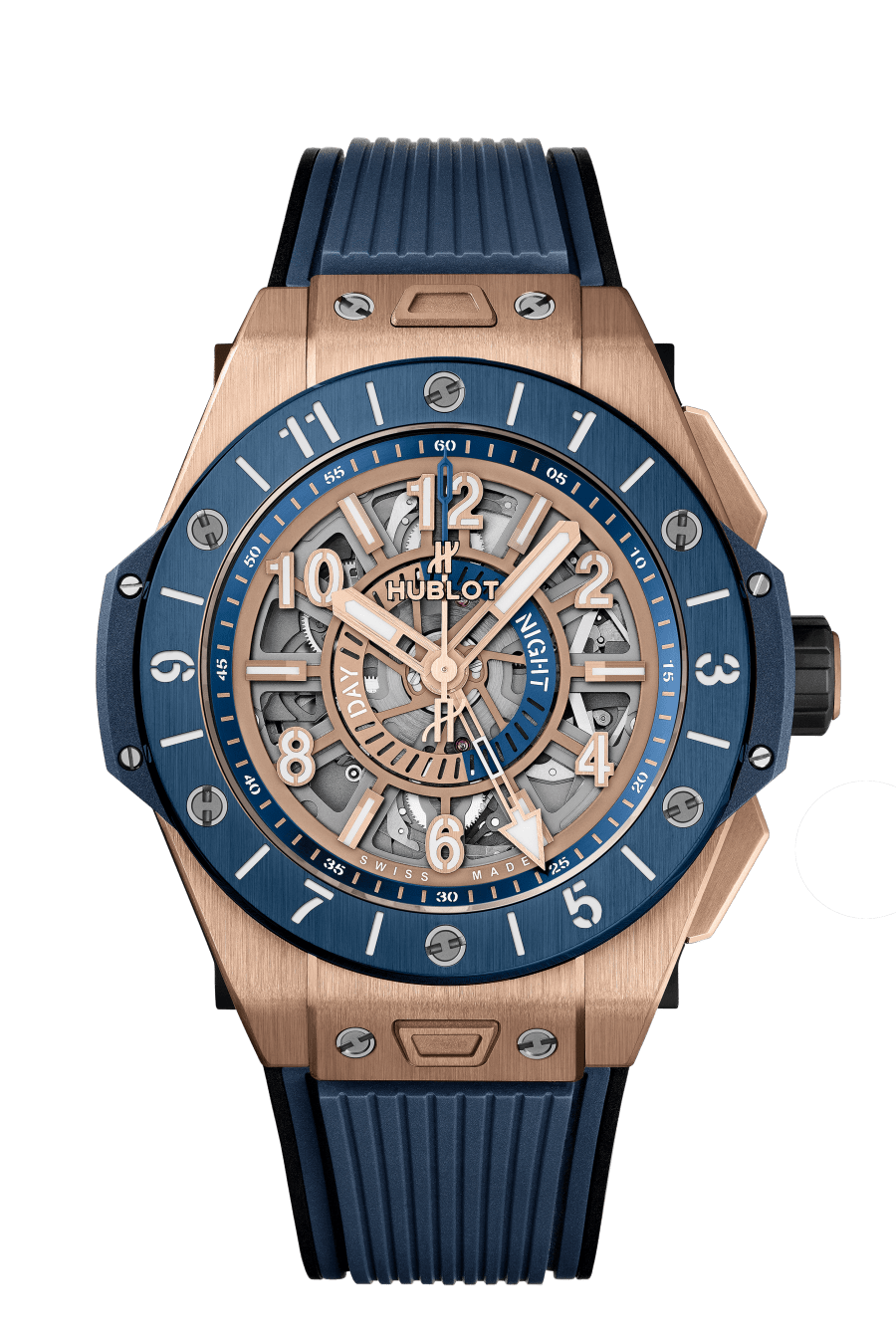 ビッグ・バン ウニコ GMT キングゴールド ブルーセラミック