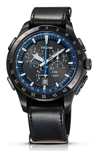 Limited Model 200本限定<br />
・駆動方式:ライトチャージGPS衛星電波修正<br />
・ケース材質:チタン(ベゼル部:セラミック)<br />
・ケースコーティング:プロテクトコーディング(表面硬化処理)<br />
・バンド材質:ナイロン/レザー<br />
・ガラス材質:サファイアガラスSARコーティング(両面無反射コーティング)<br />
・蓄光:ルミナスライト(針・インデックス)<br />
・サイズ:縦57.2㎜×横46.3㎜×厚さ15.5㎜(ボタン・りゅうず含まず)<br />
・重量:レザー/ナイロンバンド:約90g<br />
・精度:平均月差:±15秒<br />
・電池:リチウムイオン二次電池<br />
・駆動時間:・約6ヶ月フル充電でパワーセーブが作動せず且つ充電もしない場合<br />
・約2年フル充電でスリープ機能が作動した場合<br />
・充電:ライトチャージ(太陽や蛍光灯などの光エネルギー)<br />
・防水;10気圧防水(日常生活用強化防水)<br />
・内臓センサー:GPSセンサー、 気圧・高度センサー、方位センサー<br />
・機能:ワールドタイム機能、ストップウオッチ、気圧計測、高度計測、、方位計測、パーペチュアルカレンダー機能(日付表示)<br />
・付属品:保証書、取扱説明書、専用BOX<br />
<br />
商品番号 TR-MB7011<br />
<br />
税込 264,000円<br />
<br />
*商品の在庫などお気軽にお問い合わせ下さい。<br />
品切れの際はご容赦下さい。<br />
<br />
ヨットのテーマをそのままに、ダイヤルリングとバンドの色でテーマを強調。<br />
大海原を感じるオーシャンブルー。<br />
<br />
■「Active & Sporty」<br />
アクティブでスポーティなシーンで活躍する頼りになる相棒。<br />
その瞬間を刻み、思い切り楽しむために、タフ軽快な道具を腕にまといます。<br />
<br />
■気分で変化を楽しむ、引き通しバンド<br />
・ホーウイーン社製クロムエクセル<br />
牛脂などをブレンンドした油脂でなめした皮を使用。<br />
自然で柔らかな肌ざわりと深まる色味を使い込むほど楽しめます。<br />
<br />
・高い強度をもつナイロンを採用(コーデュラバリスティックナイロン)<br />
内側にはきめの細かい生地を使うことで肌あたりを良くし、<br />
へり返し仕立てで丁寧に仕上げてます。<br />
<br />