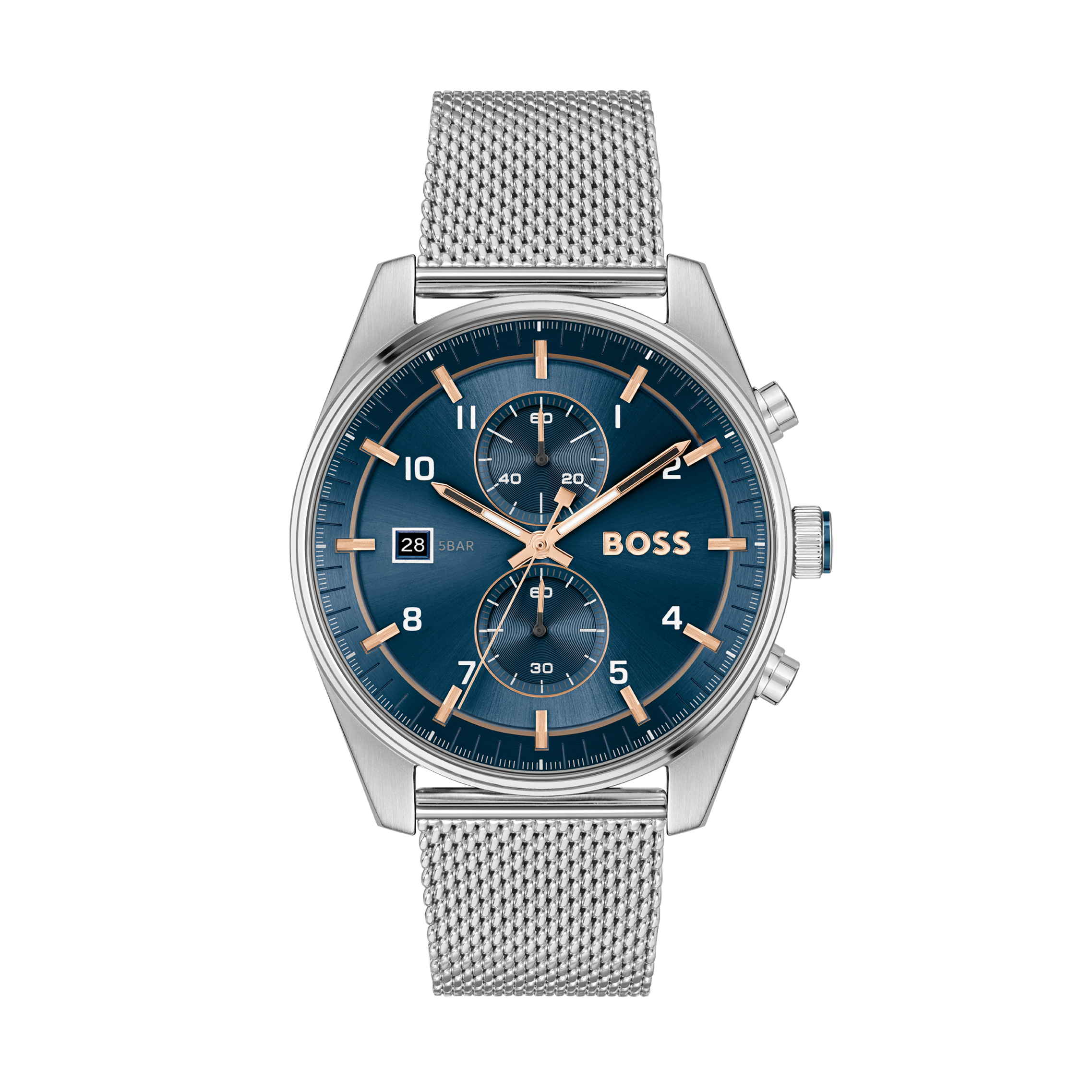 【HUGO BOSS】<br />
<br />
SKYTRAVELLER<br />
<br />
Ref:1514149<br />
<br />
素材:SSケース<br />
<br />
ストラップ:SSブレスレット<br />
<br />
ムーブメント:クォーツファッションクロノ<br />
<br />
防水:5気圧防水<br />
<br />
ケース径:44mm<br />
<br />