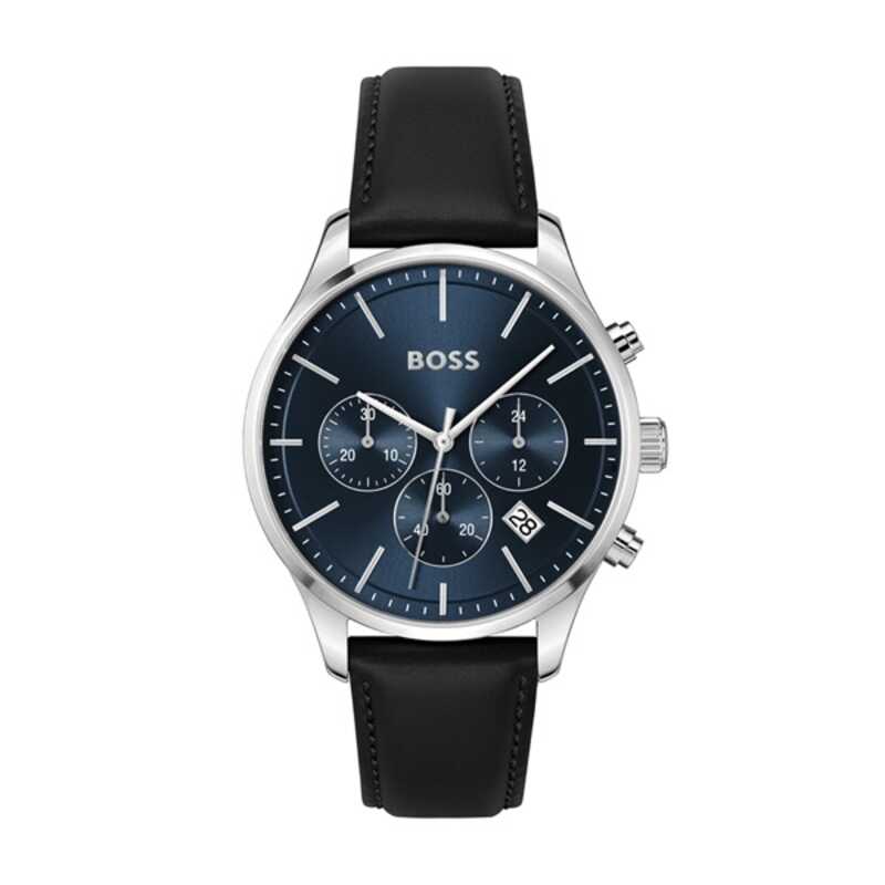 【HUGO BOSS】<br />
<br />
AVERY<br />
<br />
Ref:1514156<br />
<br />
素材:SSケース<br />
<br />
ストラップ:ブラックレザーストラップ<br />
<br />
ムーブメント:クォーツファッションクロノ<br />
<br />
防水:5気圧防水<br />
<br />
ケース径:42mm<br />
<br />
<br />
<br />