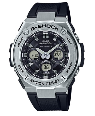 ソーラー電波時計<br />
<br />
ケースサイズ (H×W×D): 55.9×49.3×15.3mm<br />
<br />
質量: 92g<br />
<br />
耐衝撃構造<br />
<br />
20気圧防水<br />
<br />
ケース、ベゼル材質:樹脂/ステンレススチール<br />
<br />
樹脂バンド<br />
<br />
ワールドタイム(世界48都市)<br />
<br />
タイマー<br />
<br />
1/100秒ストップウォッチ<br />
<br />
アラーム<br />