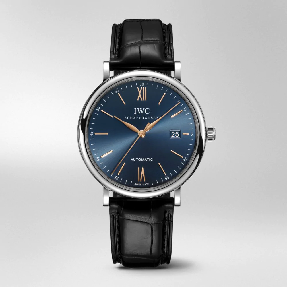 型番:IW356523<br />
ムーヴメント:自動巻き<br />
ケース径:40mm<br />
防水:3気圧防水<br />
<br />
価格:742,500円(税込)<br />
<br />
ブルーダイヤルにゴールドメッキの針とインデックスが美しいコントラストの一本です。<br />
<br />
お問い合わせは→http://kobayashi-tokeiten.com/inquiryform/ で大分店にチェックをしてお問い合わせください。