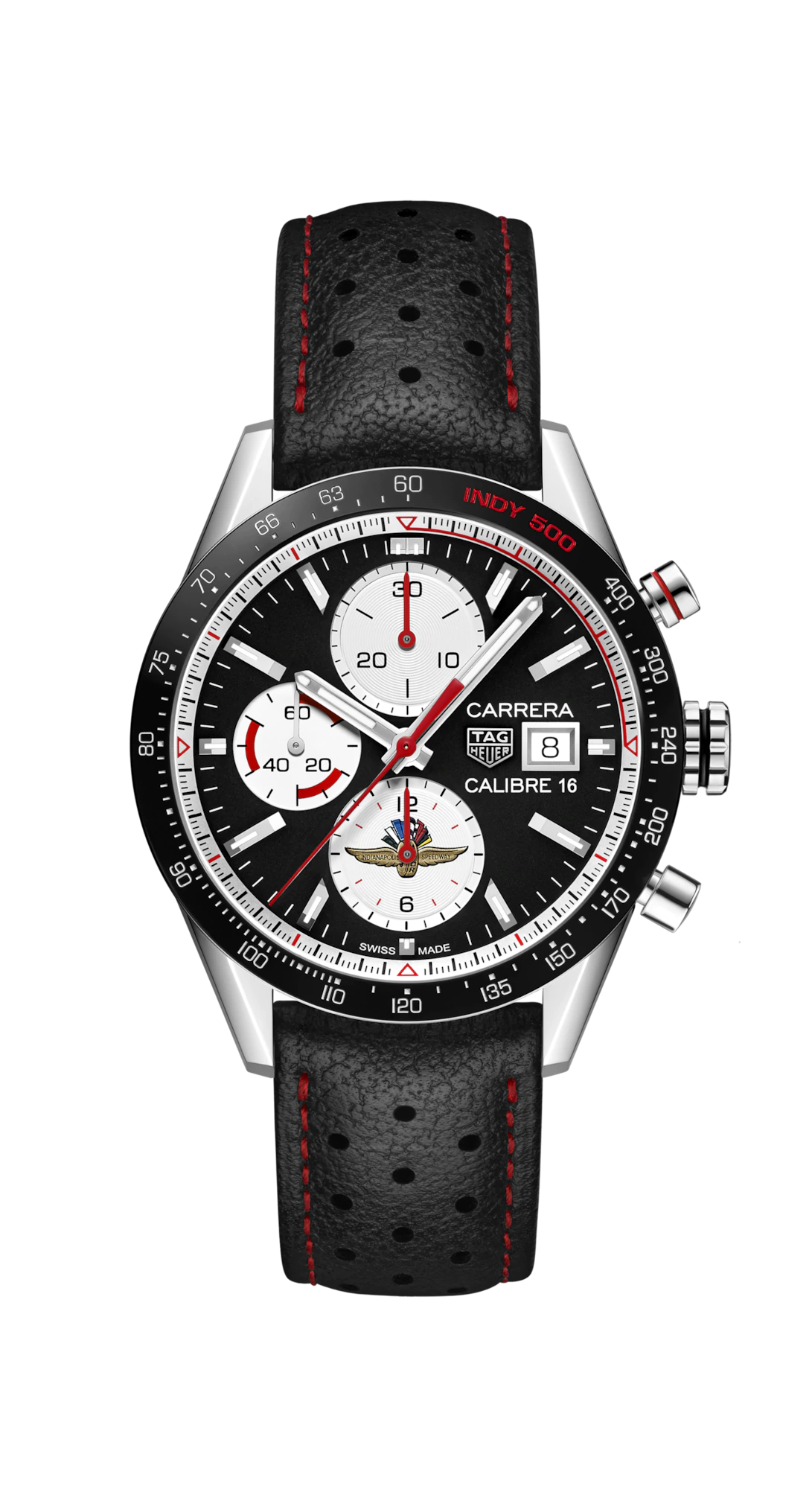 型番:CV201AS.FC6429<br />
ムーヴメント:自動巻き<br />
ケース径:41mm<br />
防水:100m<br />
<br />
価格:836,000円(税込)<br />
<br />
タグ・ホイヤーとインディ500のパートナーシップを記念したモデルです。<br />
インディアナポリス・モーター・スピードウェイのロゴがダイヤルとケースバックに入っています。<br />
<br />
限定コラボ商品になりますので、限定BOXでのお渡しです!<br />
今では手に入れることが出来ない『希少なモデル』となっております。<br />
<br />
お探しの方はお気軽にお問い合わせくださいませ☆