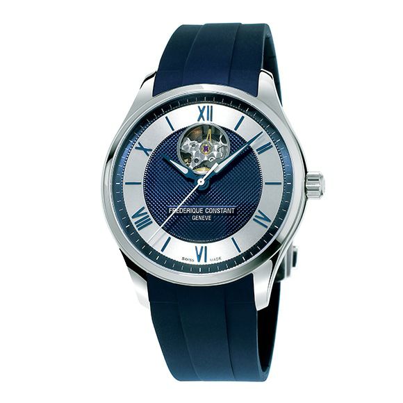 型番:FC-310MNS5B6<br />
ムーヴメント:自動巻き<br />
ケース径:40mm<br />
防水:5気圧<br />
<br />
価格:236,500円(税込)<br />
<br />
ブランドのアイコンである、ハートビート仕様の日本限定モデル。<br />
上品なクラシックな雰囲気を与えつつ、ラバーのストラップでスポーティな印象を与えてくれます◎<br />
ホワイト×ブルーのツートンカラーのモデルは、オン・オフ問わず使いやすいカラーリングです<br />
<br />
夏こそ、ラバーモデルが映えると思います!