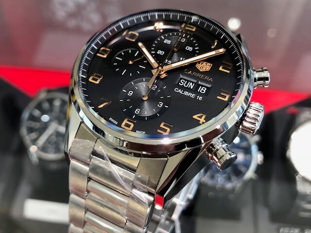 タグホイヤー TAG HEUER CV2A1AB カレラ キャリバー16 デイデイト クロノグラフ 自動巻き メンズ 良品 _769220