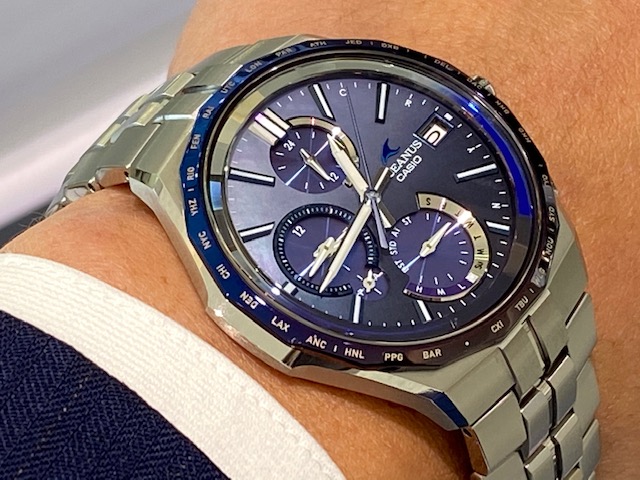 国産原料100% CASIO OCEANUS OCW-S5000AP Japan Indigo 藍 - 通販 