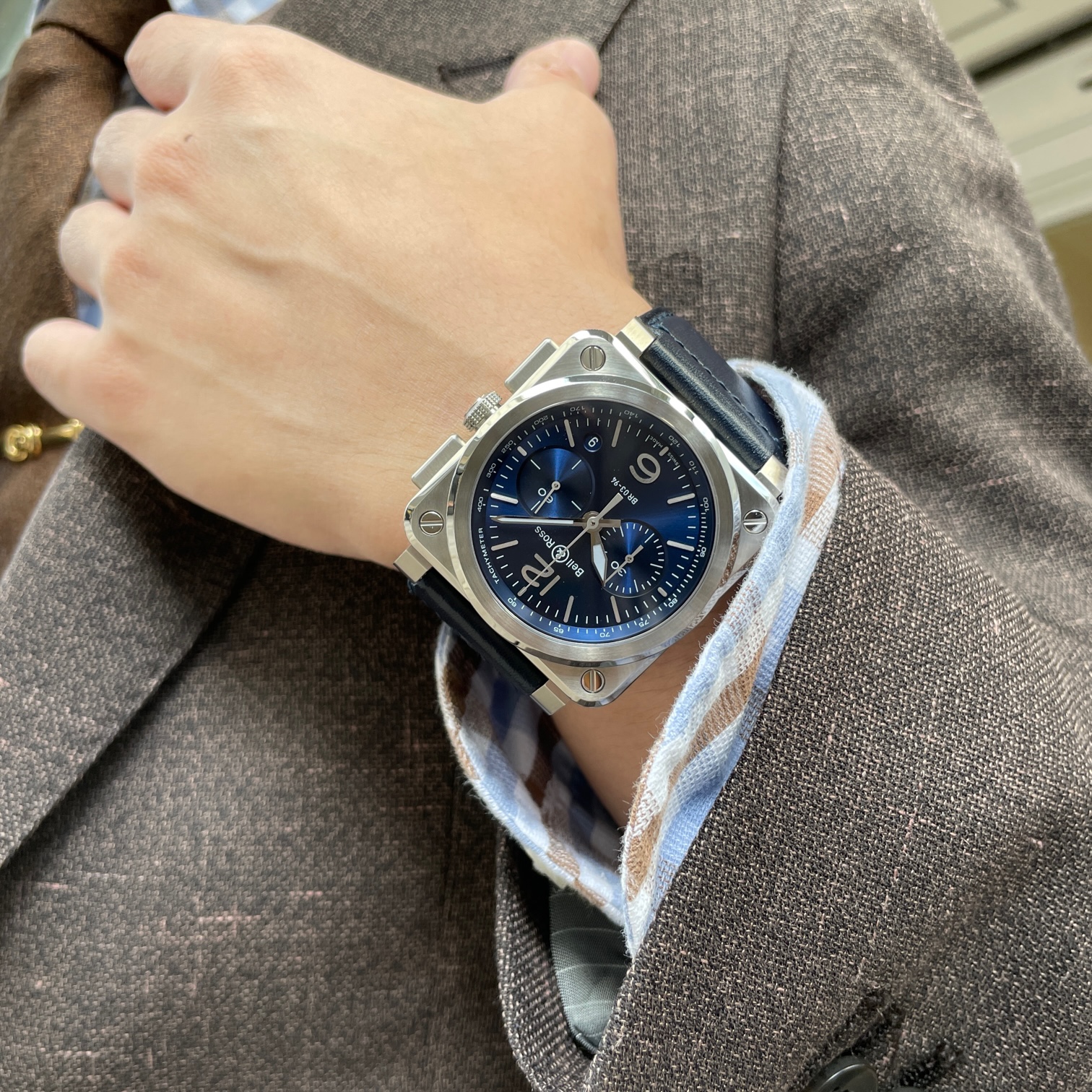 Bell ＆ Ross BR 03 BLACK STEEL ベル＆ロス BR 03 ブラック