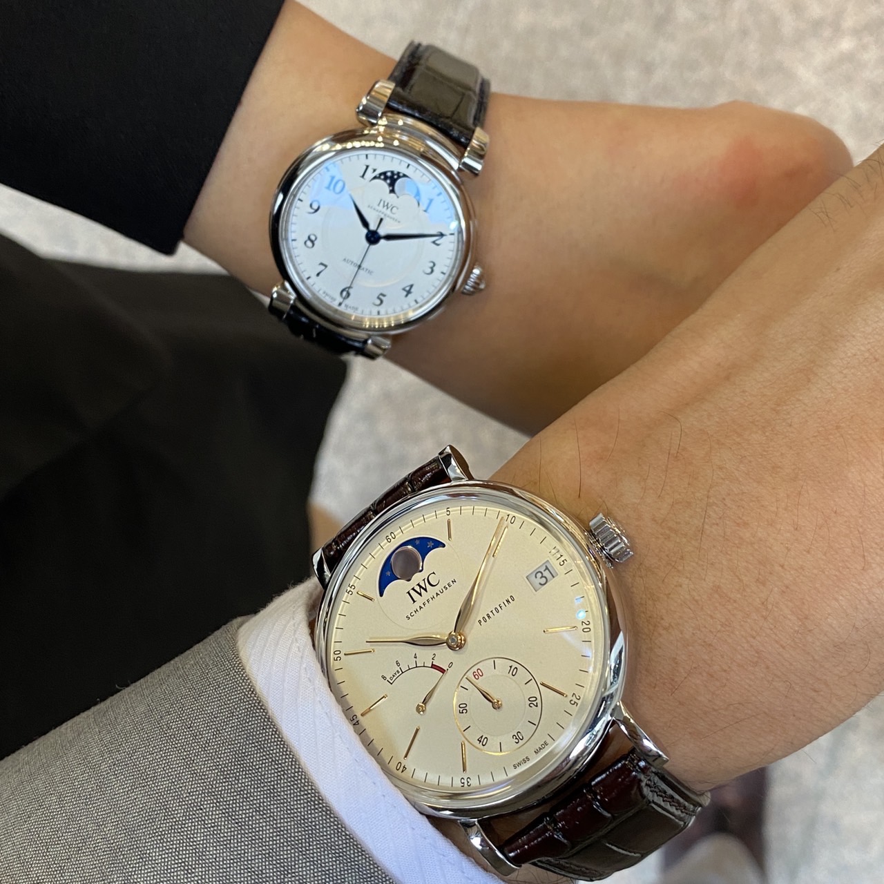 IW516401 シルバー IWC ポートフィノ ハンドワインド ムーン