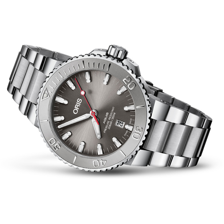 ORIS AQUIS DATE 01 733 7730 4153-07 8 24 05PEB