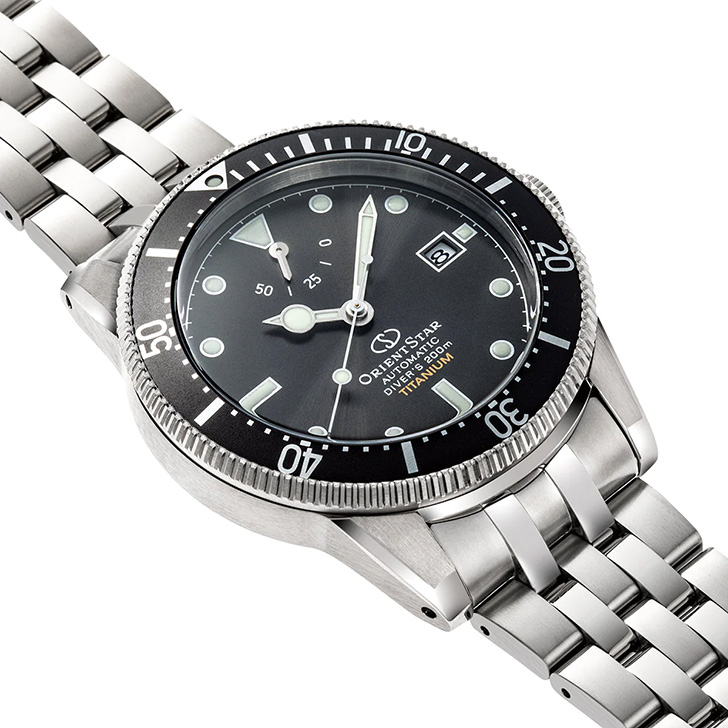 ORIENT STAR M42 Diver 1964 2nd Edition F6 Date 200m Titanium RK-AU0701B
